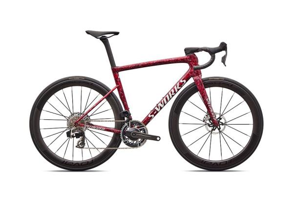 Specialized S-Works Tarmac SL8 - SRAM RED AXS GLOSS REDSKY SHDWSIL WHT IMPASTO 44