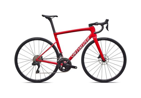 Specialized TARMAC SL8 COMP DI2 49 RED TINT CARBON/SILVER DUST