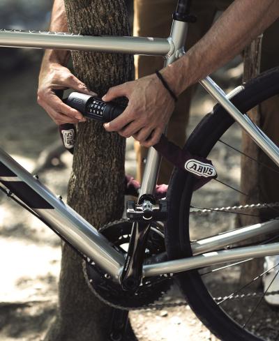 Abus Kettenschloss 8808C/85 Code ohne Halter schwarz  Produktbild 1