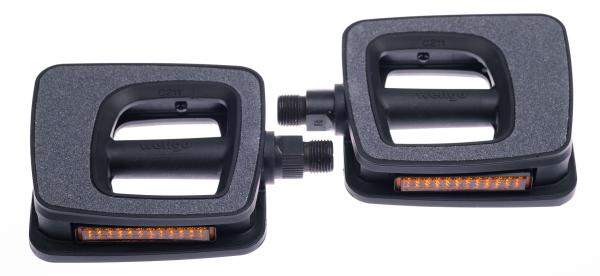 Bike Attitude Pedale C211 9/16" Kunststoff m.Sandpapier m.Reflektoren schwarz 