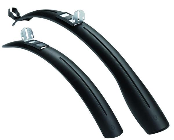 SKS Steckschutzblechgarnitur Beavertail XL 26&quot;-28&quot; schwarz 