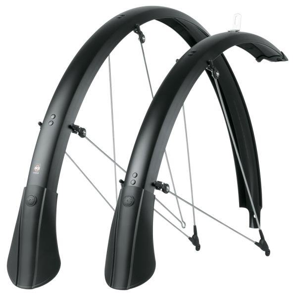 SKS Schutzblechgarnitur Bluemels Matt 28&quot; 53 mm schwarz matt 