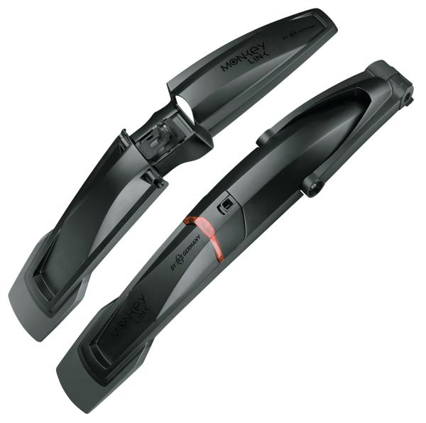 MonkeyLink Steckschutzblechgarnitur Fender Recharge 26 - 29" schwarz 