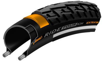 Continental Pneu RideTour 700x32C Starr mit Reflexstreifen black  Produktbild 1