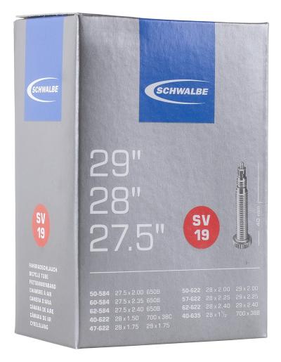 Schwalbe Schlauch SV19 27.5-29" 40/62-584/635 Prestaventil offen  Produktbild 1