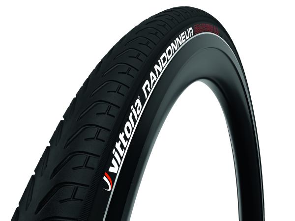 Vittoria Pneu Randonneur 700x38c starr mit Reflexstreifen schwarz 
