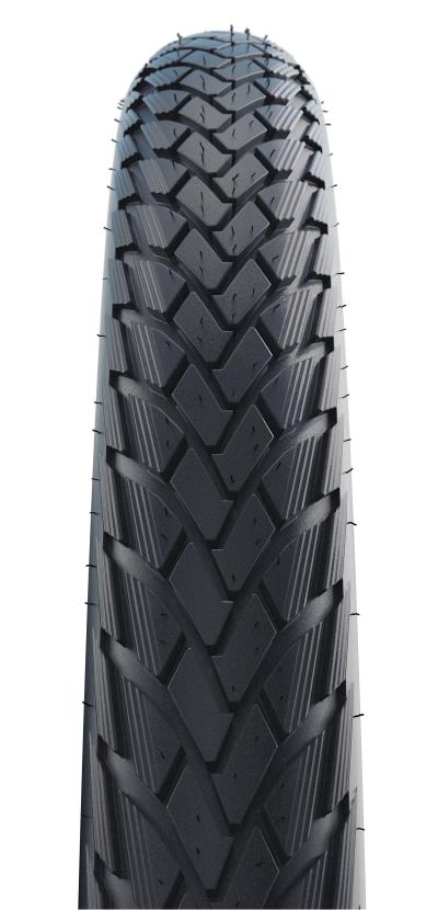 Schwalbe Pneu Green Marathon 700x32C GG Starr mit Reflexstreifen black  Produktbild 1