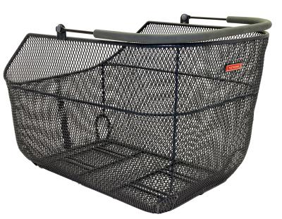 Pletscher Korb Deluxe XXL Gepäckträger fein mit 3-Punkte Adapter schwarz  Produktbild 1