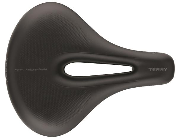 Terry Sattel Anatomica Flex Gel Lady mit Öffnung schwarz 