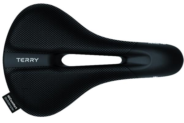 Terry Sattel Fisio ClimaVent Gel Man mit &Ouml;ffnung black 
