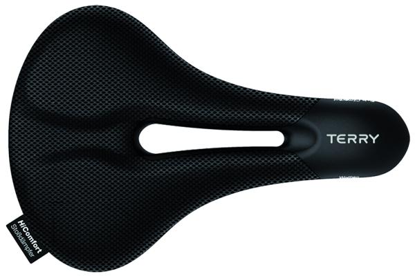 Terry Sattel Fisio ClimaVent Gel Max Lady mit Öffnung black 