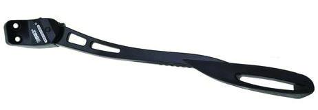 Pletscher Seitenstütze Comp Zoom L Montage auf Kettenstrebe 18 mm Lochabstand schwarz 