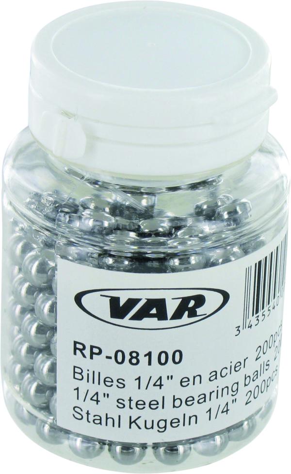Stahlkugeln 1/4" (6.35mm) Dose à 200 Stk. 