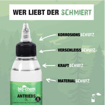 Bio-Chem Antriebsöl 100 ml mit Tropfverschluss  Produktbild 1