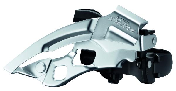 Shimano Umwerfer DEORE FD-T6000 3x10 Top Swing 66-69&deg; Schelle (34.9/31.8/28.6 mm) schwarz 