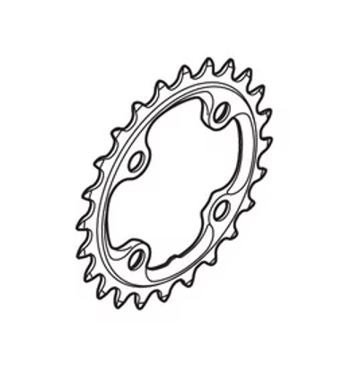 Shimano Kettenblatt XTR FC-M980 24 Z&auml;hne AE 