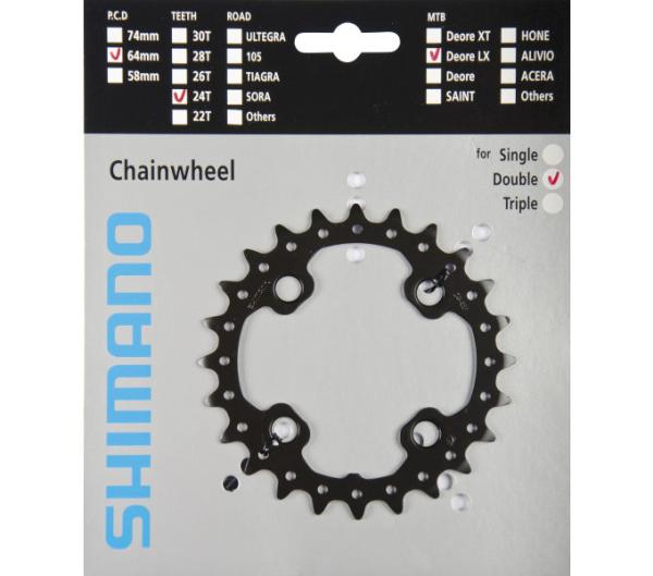 Shimano Kettenblatt SLX FC-M675 24 Zähne AM 