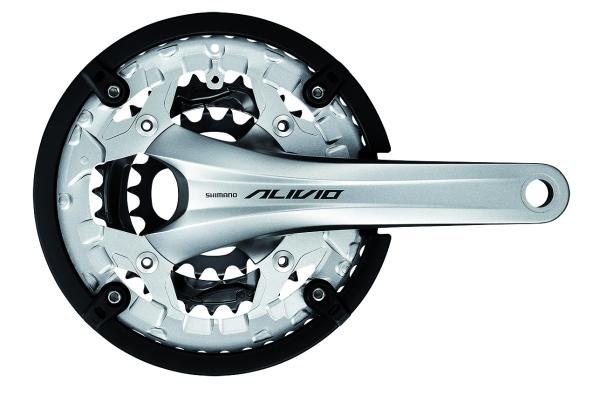 Shimano Kettenradgarnitur ALIVIO FC-T4060 170 mm 44X32X22 Hosenschutz silber 