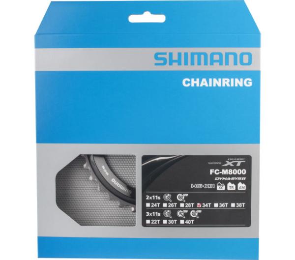 Shimano Kettenblatt XT FC-M8000 34 Z&auml;hne BB 