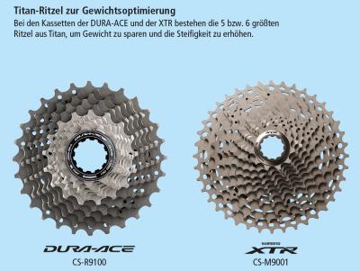 Shimano Kassette XTR CS-M9001 11-Gang 11-40 Zähne  Produktbild 1