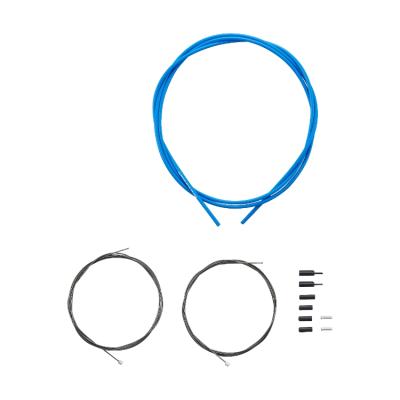 Shimano Schaltzugset Road Optislik blau Blister  Produktbild 1